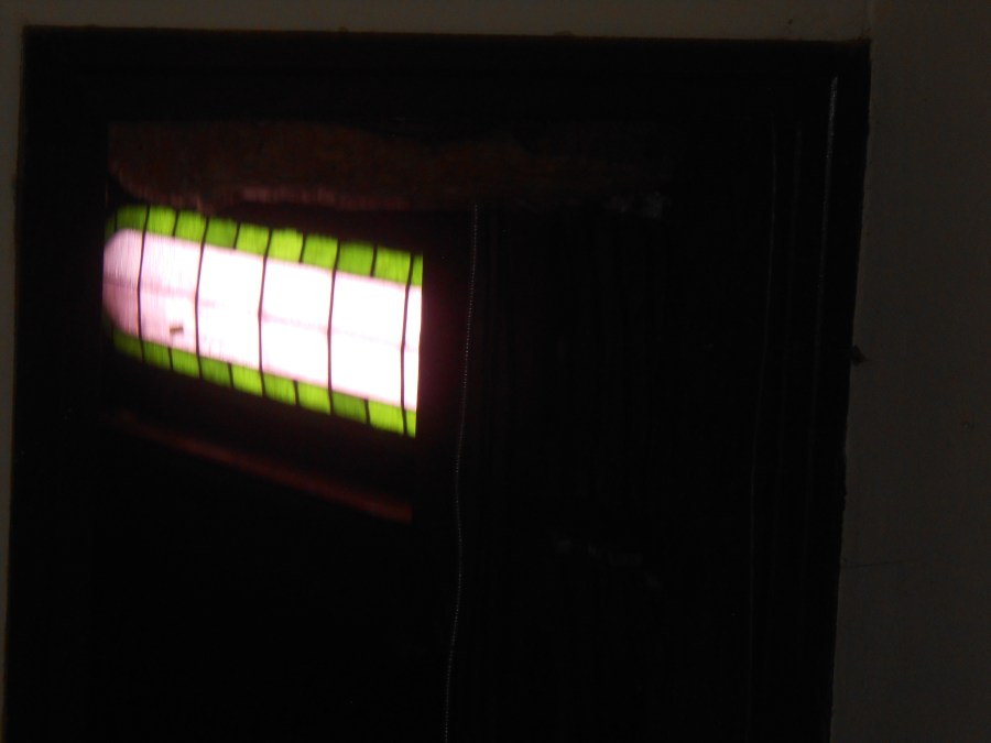 Bell Tower window from foyer.